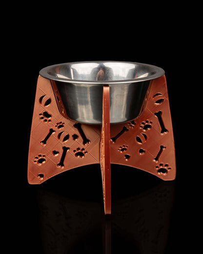 Raised Dog Bowl - Keep your pup fed and comfortable with this elevated dog bowl holder Give your furry friend the gift of comfort and health with the Raised Dog Bowl, a thoughtfully designed feeding solution that prioritizes your pet’s well-being and the