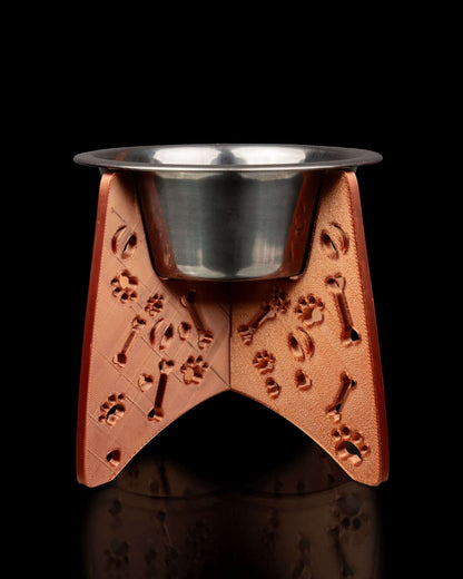Raised Dog Bowl - Keep your pup fed and comfortable with this elevated dog bowl holder Give your furry friend the gift of comfort and health with the Raised Dog Bowl, a thoughtfully designed feeding solution that prioritizes your pet’s well-being and the