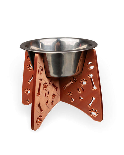 Raised Dog Bowl - Keep your pup fed and comfortable with this elevated dog bowl holder Give your furry friend the gift of comfort and health with the Raised Dog Bowl, a thoughtfully designed feeding solution that prioritizes your pet’s well-being and the
